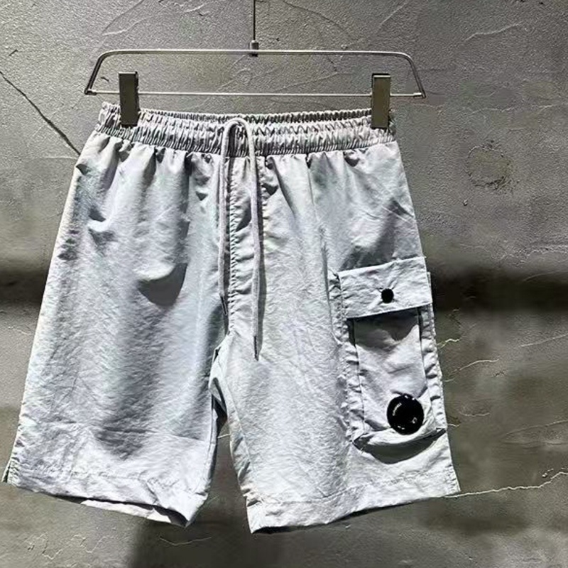 跨境厂家CP尼龙速干短裤平角c.p沙滩裤Company机能休闲运动五分裤