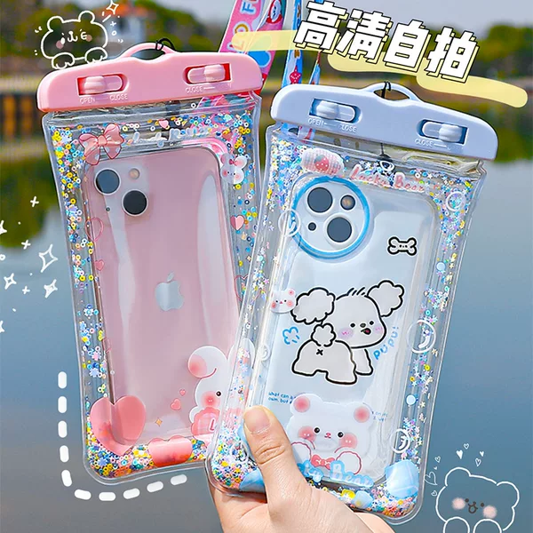 Mobile Phone Waterproof Bag Touch Screen Takeaway Rider Photo Swimming Diving Sealed Universal Mobile Phone Waterproof Case Protective Bag