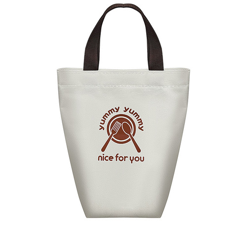 Insulated cup bag, lunch bag, student lunch bag, portable picnic lunch box bag, Oxford cloth drawstring bag, portable soup cup bag