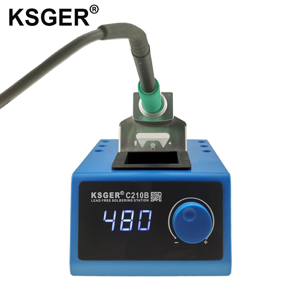 Ksger C210b Estación de soldadura C245 temperatura extrema subida sueño adaptación JBC 210 cabeza de hierro de soldadura 85W150-480C