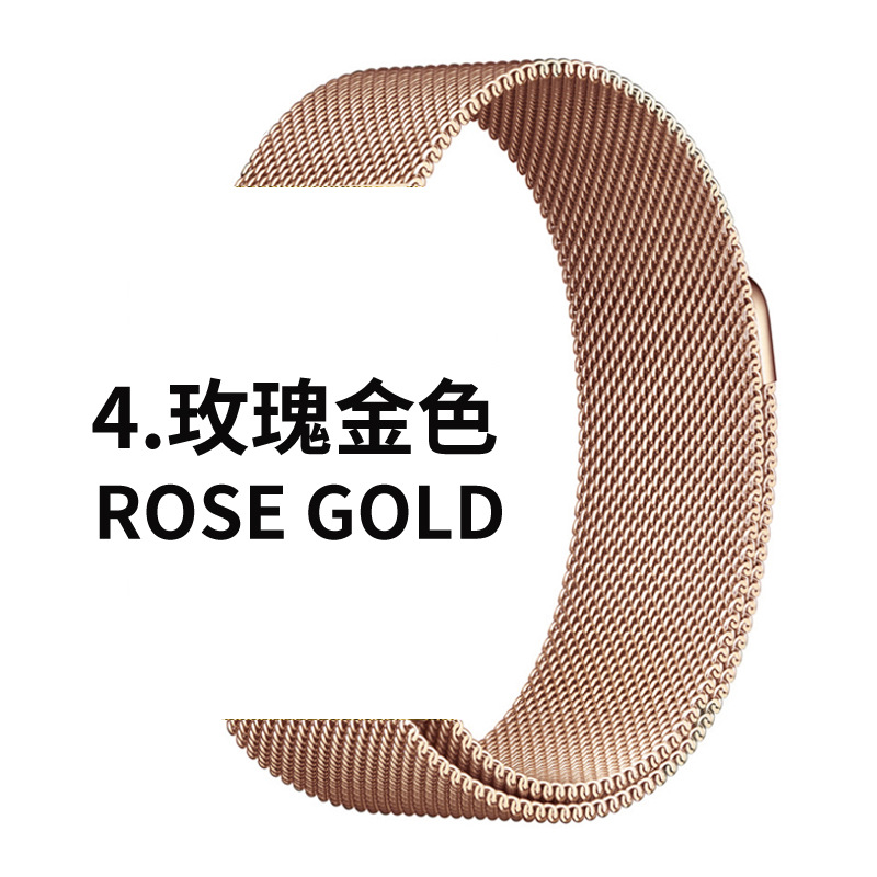 Adecuado para Apple reloj de Milan agradable iwatch1-9 generación SE correa de hebilla magnética de acero inoxidable