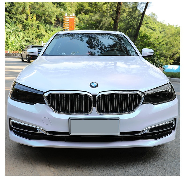 Suitable for BMW blackened light film 5 series TPU car color change film headlight tail light film car film Black Samurai MX1234