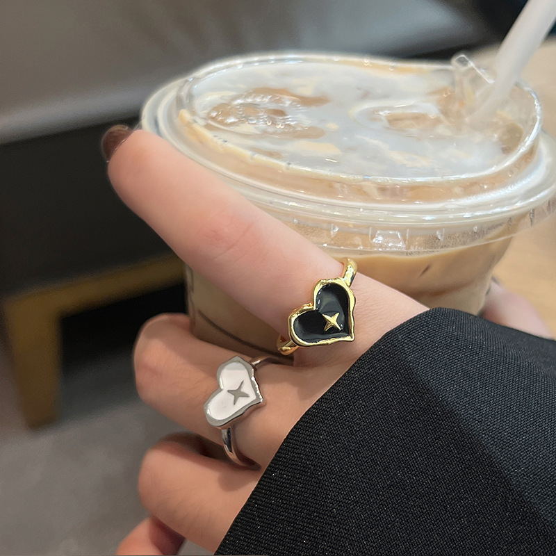 Title 3, Bague Ouverte Croix Amour Époxy Spécial Mode, u...