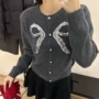 新款春季法式重工针织衫