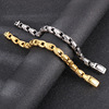 Trend glossy jewelry, bracelet stainless steel, simple and elegant design, 10mm