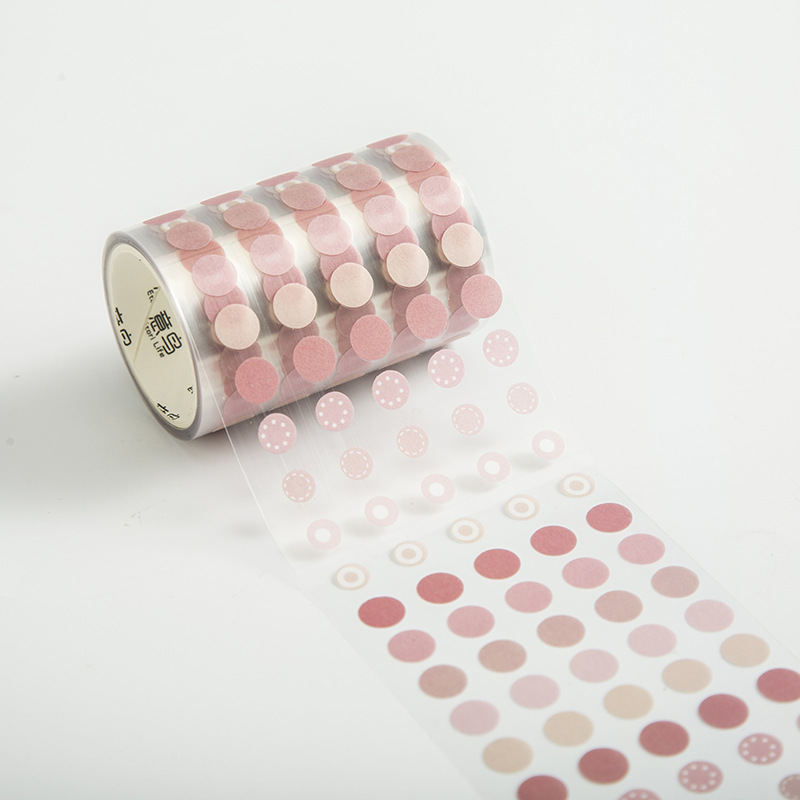 Yi niao puntos para mascotas y cinta de papel qingniao pintura estilo sal ins estilo material básico mano cuenta pegatinas 10