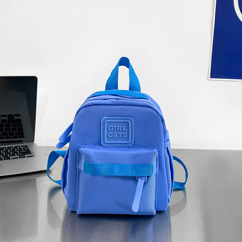 Nuevo estilo japonés de los niños de color sólido mini mochila lindo niños y niñas mochila simple kindergarten schoolbag