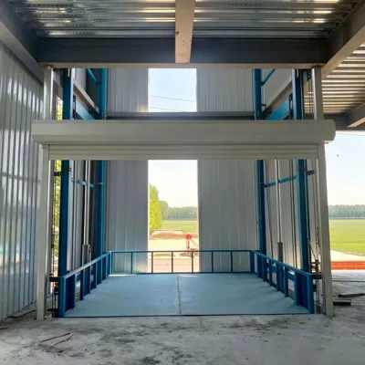 Rail-Type Lifting Cargo Elevator Loading and Unloading Platform Electric Hydraulic Lift for Factory Workshop Rail-Type Lifting Cargo Elevator