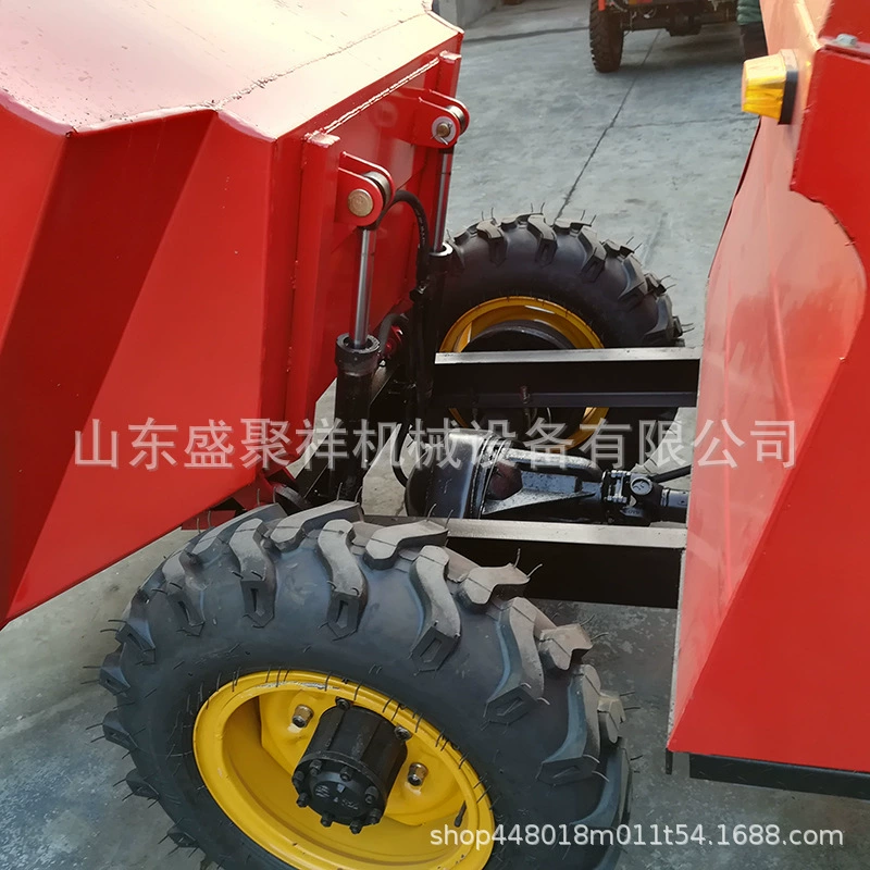 Шэнцзюксян четырехколесный самосвал, самосвальный горный багги, экскаватор-погрузчик, передний разгрузочный транспортный автомобиль