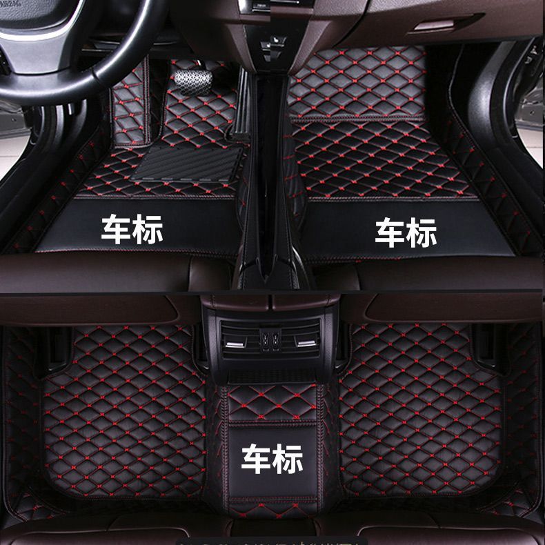 Suitable for Car Floor Mats, Upper Layer Driver-Specific Car-Specific Dirt-Resistant Foot Mats, Wear-Resistant Wire Loop Car Interior Floor Mats Wholesale