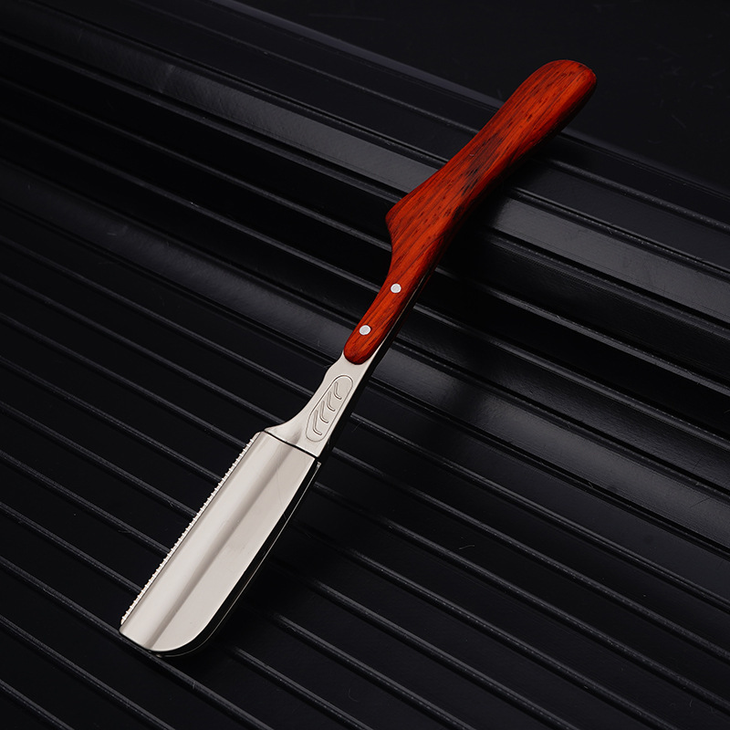 New Manual Razor Hairdressing Blade Mesh Anti-Scratch Blade Novice Shaving Knife Holder Barber Razor Holder