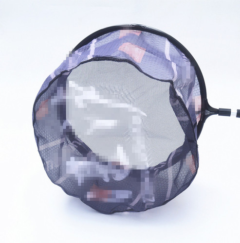 Manufacturer's dense eye integrated non-folding net head gray dense eye copy net small fish crucian carp net pocket fishing net fishing net