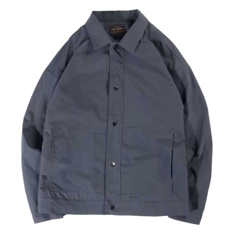 2023 otoño nueva chaqueta de los hombres moda estilo coreano juventud slim fit guapo casual color sólido solapa superior