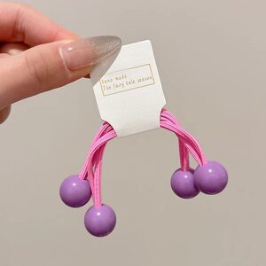Cuerdas de cabeza de color para mujeres negras coreanas para niños espesar banda de goma desechable toque de cabello para atar el cabello no daña el cabello image 100