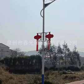 led太阳能中国结路灯6米50W新农村改造路灯单臂路灯 泉州厂家