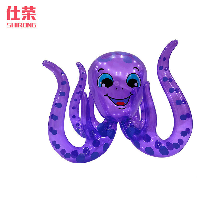 New inflatable octopus toy, PVC marine life octopus inflatable model toy for parties and festivals.