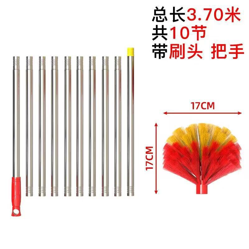 La limpieza de techo de la araña doméstica, la limpieza de techo de la araña doméstica, la eliminación de polvo de alto nivel