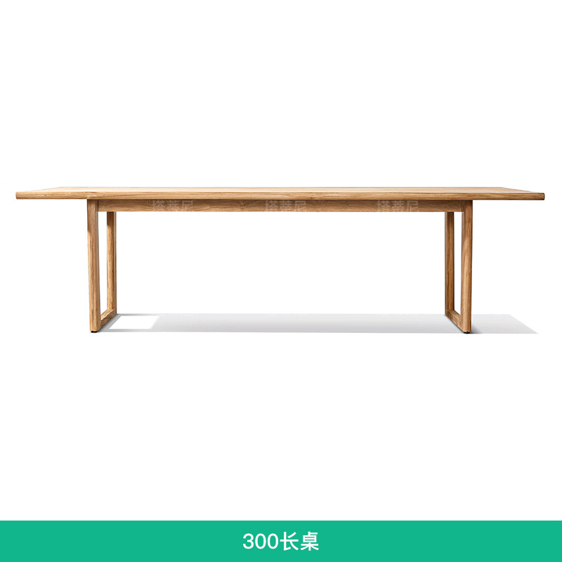 Mesas y sillas de exterior para ocio al aire libre, mesa larga de madera maciza para jardín, conjunto de mesa y sillas de teca impermeables para terraza de villa de alta gama. image 22