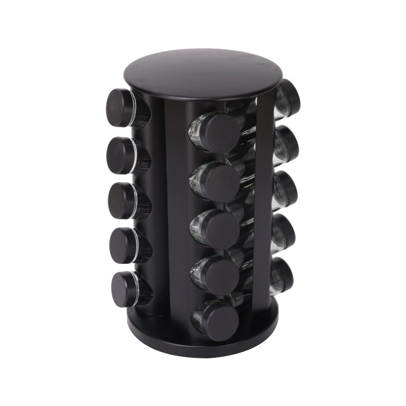 Estante de condimento giratorio de acero inoxidable multicapa, cocina de estilo nórdico, plato giratorio de 360 grados, tanque de condimento, estante de almacenamiento al por mayor image 23