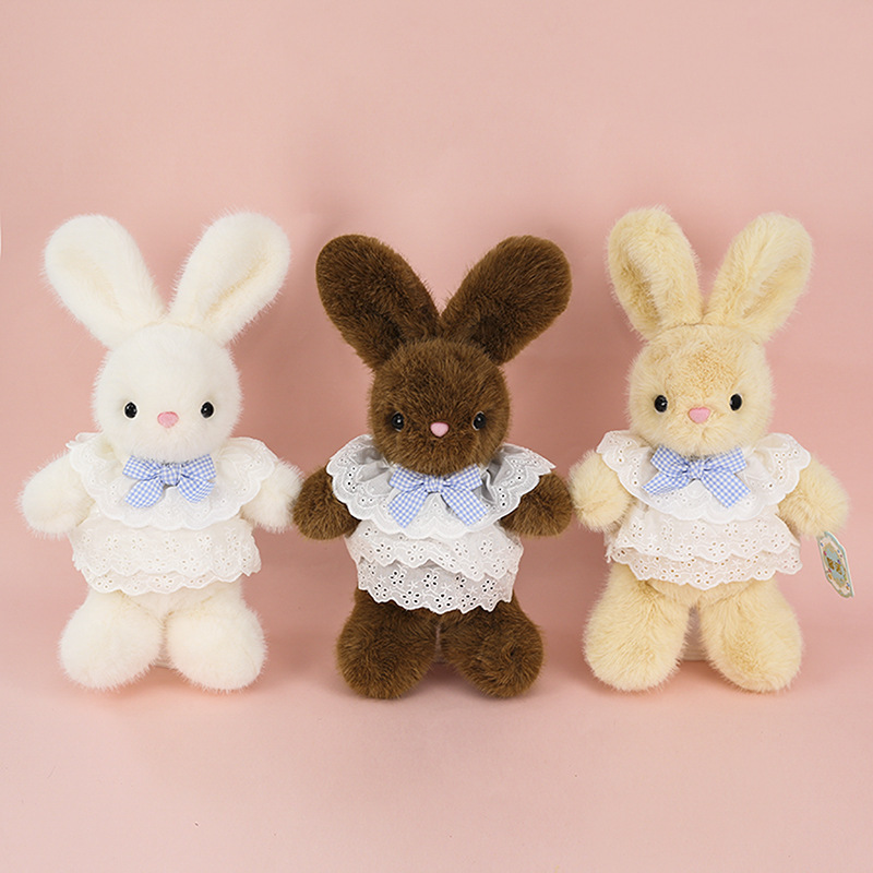 Sweet rabbit--snow white hollow skirt rabbit 30 cm