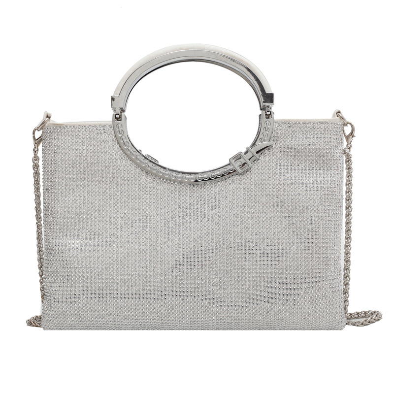 Cross-Border Amazon Style Trendy Evening Bag Party Clutch Sparkling Handbag For Banquets - Thumbnail 8