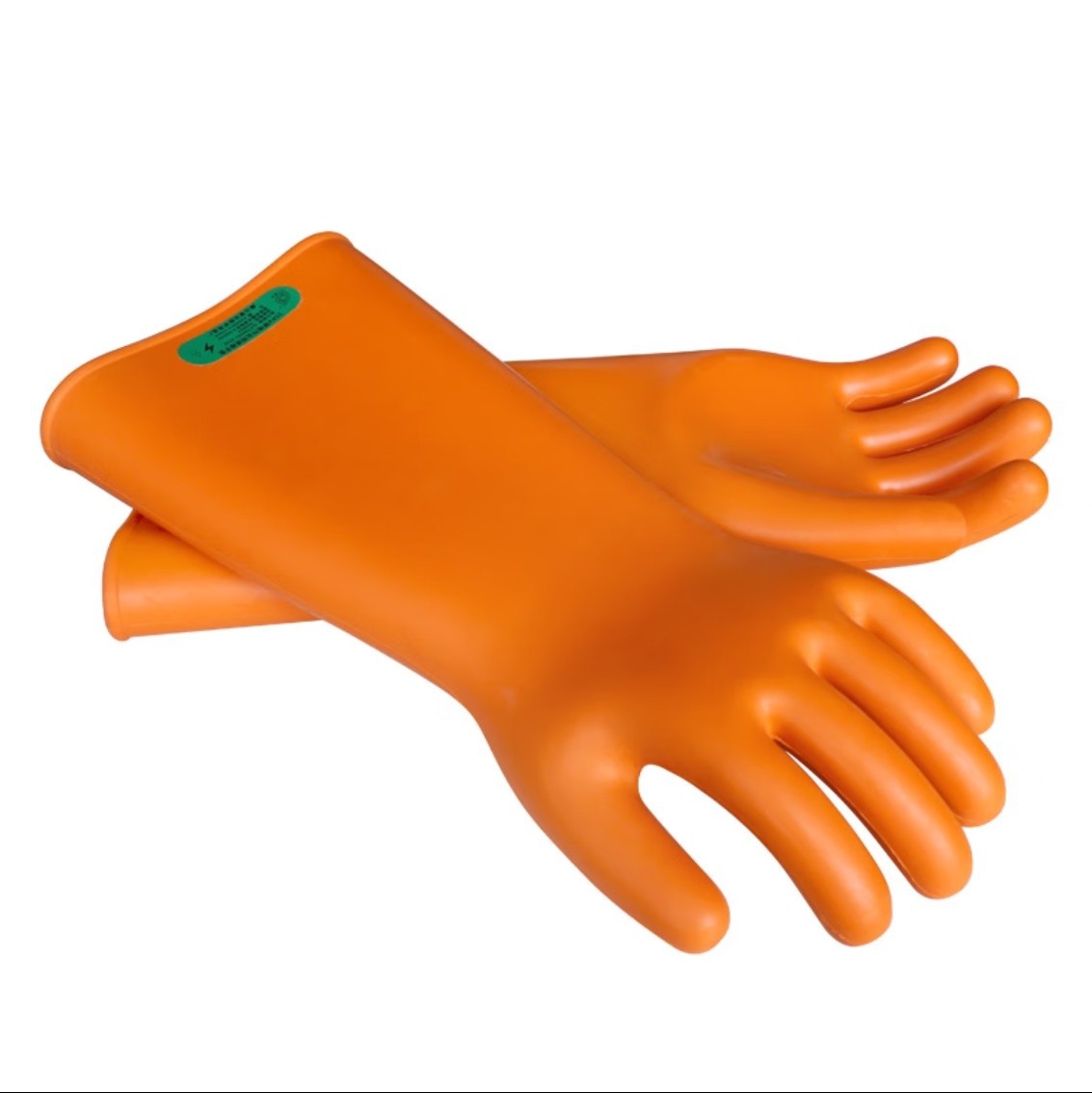 普达35KV天然橡胶带电绝缘手套