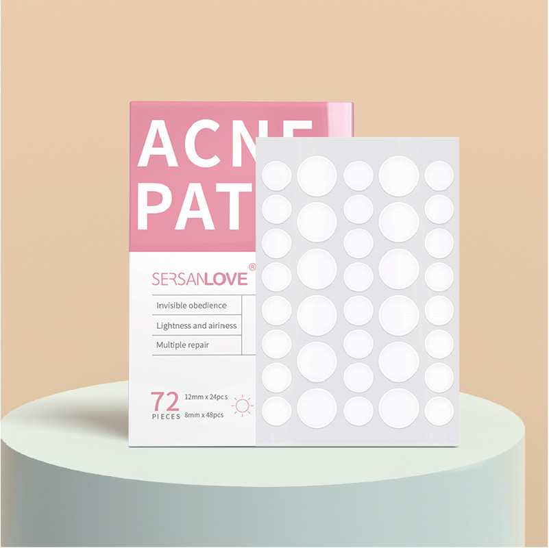 Patch BUPY Invisible Réparateur Gratuit, Imperméable, anti-cernes 72 Pièces Anti-Acné_voghion.com