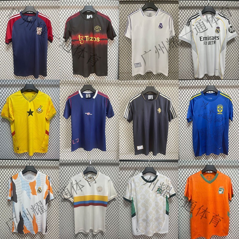 2526 新しい半袖クラブ ロイヤル M バイリス ネーションズ チーム アルジェリア タイ版サッカー ジャージ T シャツ|undefined