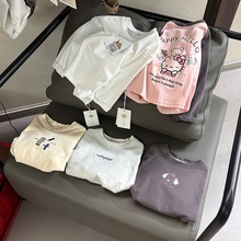 实体店专供整手尾货 湖州织里童装秋季女童长袖T恤打底衫