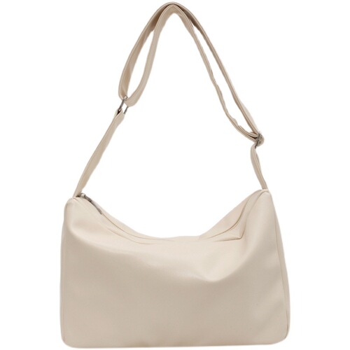 This year's popular large-capacity soft leather shoulder bag tote bag women's 2024 niche simple texture wideband crossbody bag