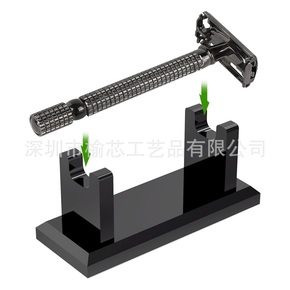 亚克力男士剃须刀支架,兼容Viking Blade Chief, MK-23C