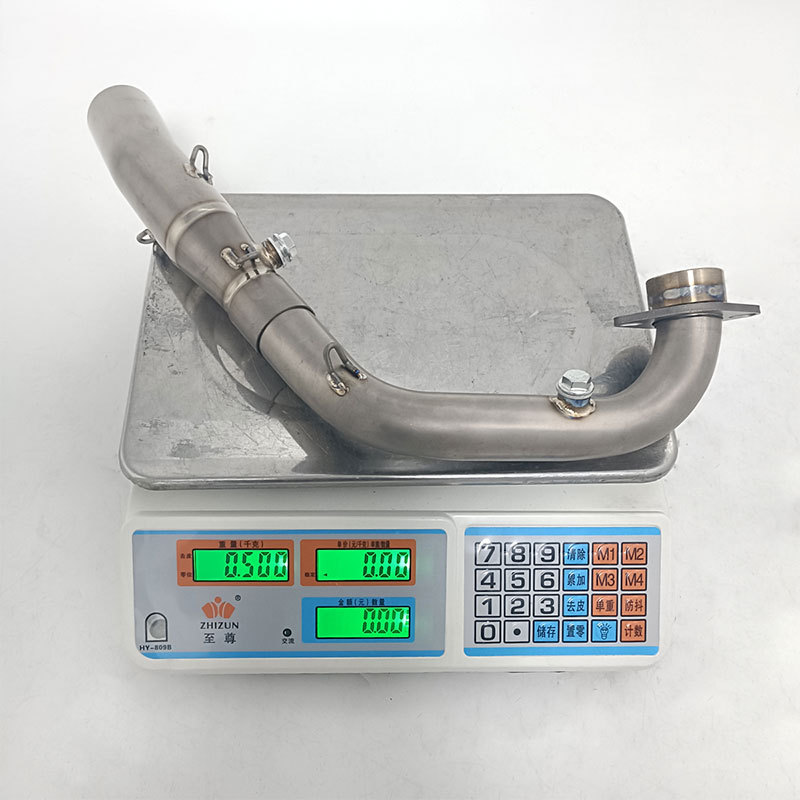 Suitable for motorcycle ZOTES 368 exhaust pipe modification, ZOTES 368 front section, tail section, and full section exhaust pipe