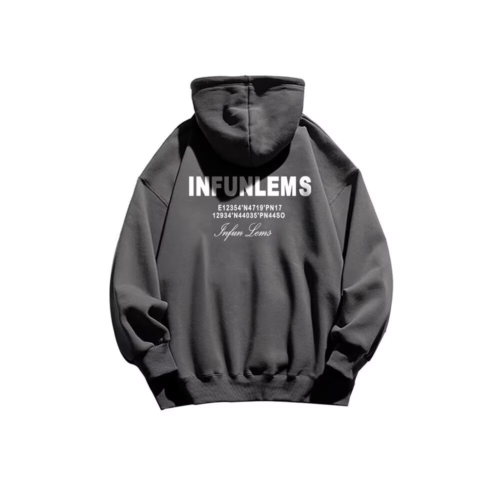 帽子付きのパーカーのメンズの新型秋冬のベルベットの保温アメリカのファッションブランドのアルファベットのプリントの学生は服のコートに行きます。