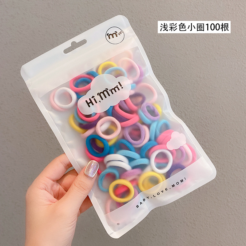 Colorido banda de pelo lazo banda de goma del pelo Mori diadema Internet celebridad ins lazo banda de pelo femenino cuerda de pelo simple cubierta de cuero Corea del Sur