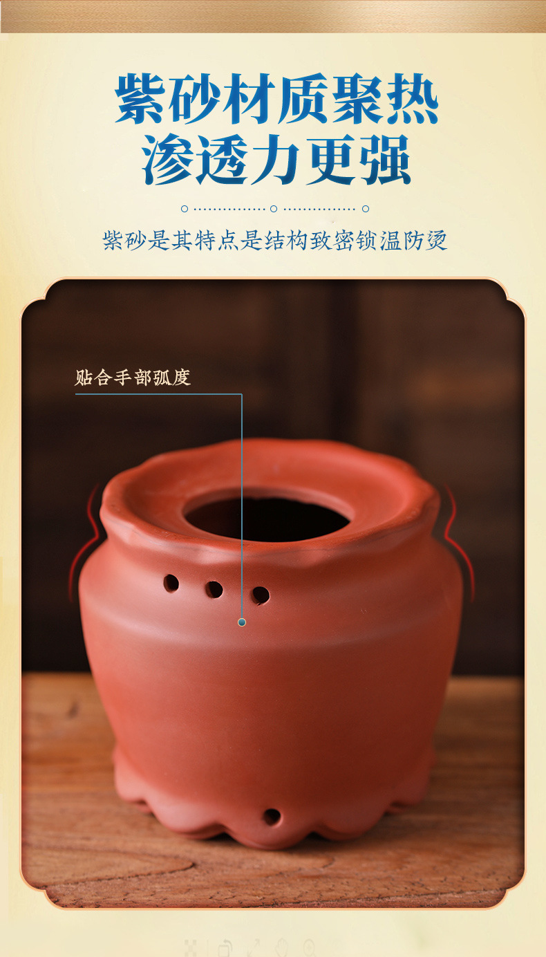 Fire Dragon Moxibustion Jar Huo Long Guan Portable Ceramic Warming Tool for Home Massage and Wellness quality and texture