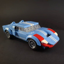 �羳MOC��ľ�����ָ� С������װ 95610-1966 GT40 Mk.2�ܳ�