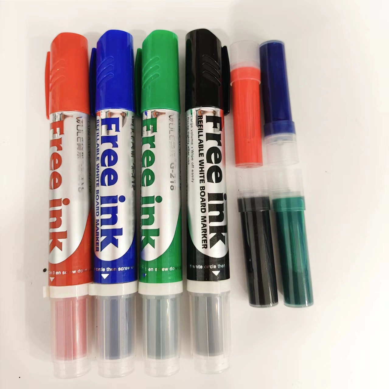 Whiteboard pen for school, erasable pen, teaching whiteboard pen, replaceable ink bag, core erasable pen