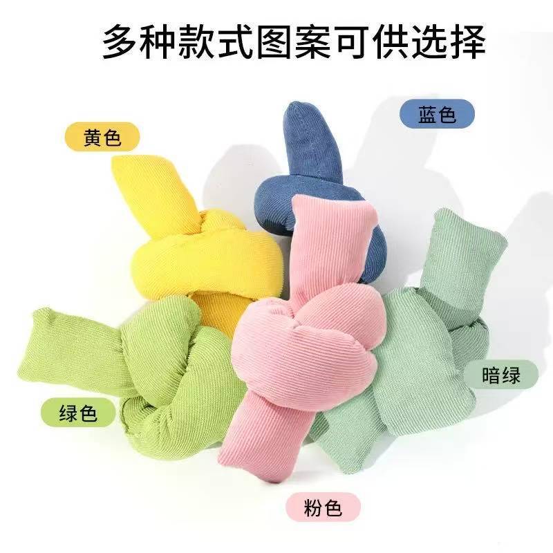 Nuevo juguete sonoro de peluche para perros flush flush para perros y gatos Frisbee de peluche universal resistente a la mordida juguetes para mascotas