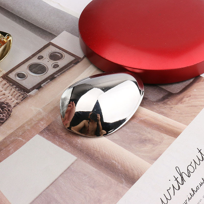 Minimalistische Metall Haarklammer In Eierschalenform Für Damen_voghion.com