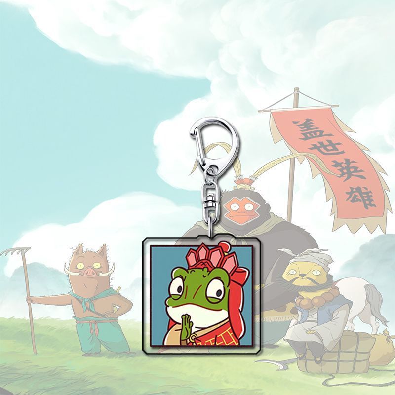 浪浪山小妖怪动漫电影周边小猪妖卡通可爱挂件背包亚克力钥匙扣|undefined