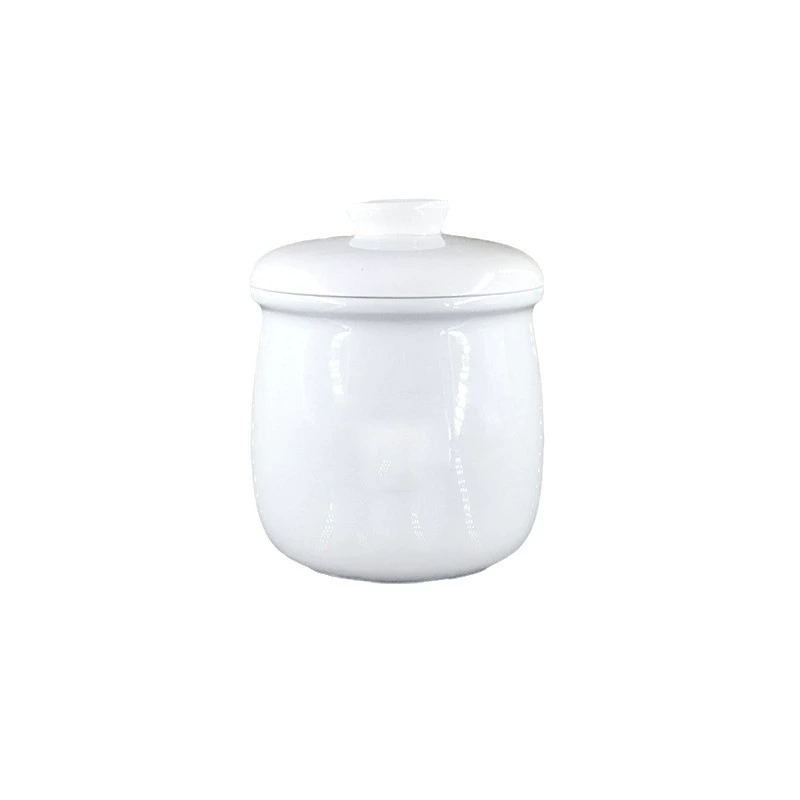 小熊 Stewed with water, stewed with ceramic stewed pot 0.5 liter i stewed with water, drum-shaped small capacity soup cup medicinal meal cup little bear