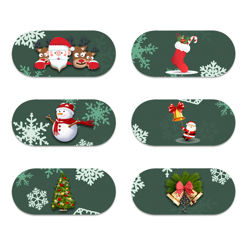 Christmas camera privacy protection cover notebook blocking anti-peeping protection cover compatible with a variety of machines