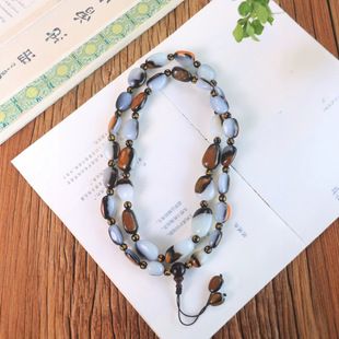 Jin Yutang Xinjiang Hetian Jade Seed Material Original Stone Necklace Single Seed No Repair Original Skin Color Fine and Oily