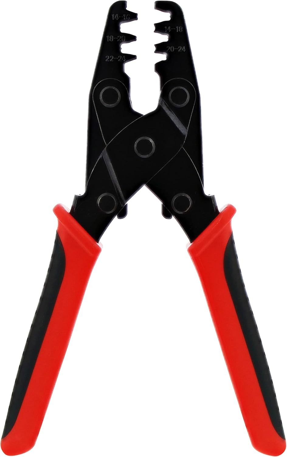 ABN Open Barrel Crimper, Wire Crimper Tool for 14-24 Gauge W