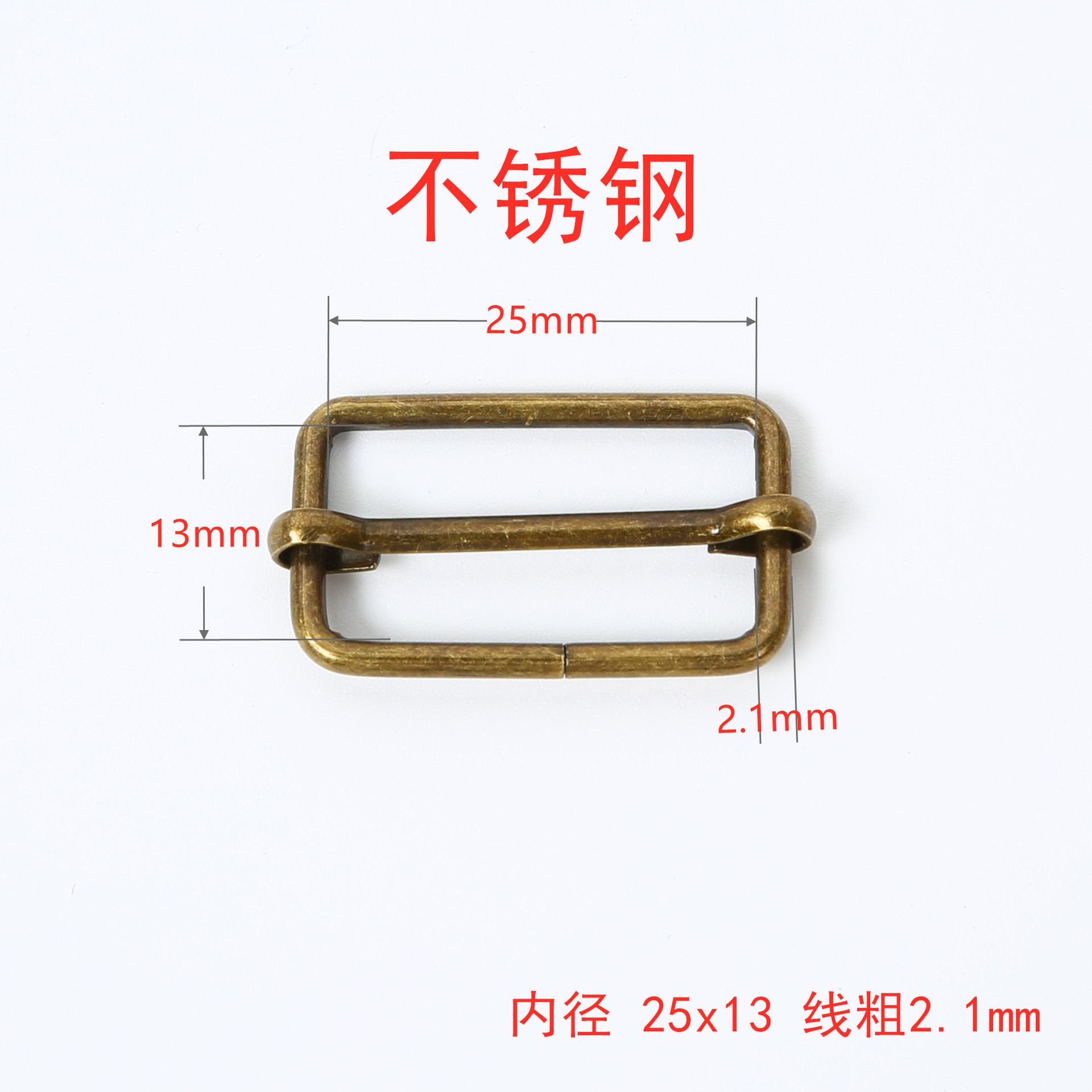 Venta directa de fábrica de hebillas metálicas en forma de D en stock, hebillas ajustables de acero inoxidable, nuevas hebillas de tracción, hebillas de tres niveles de cobre, hebillas de alambre de hierro. image 129