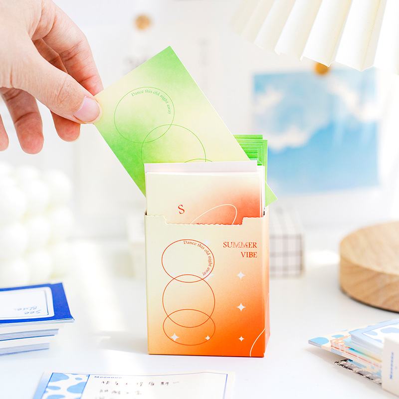 暮光之城 海盐小馆系列便签 小清新简约风便签手帐素材纸 6款|ru