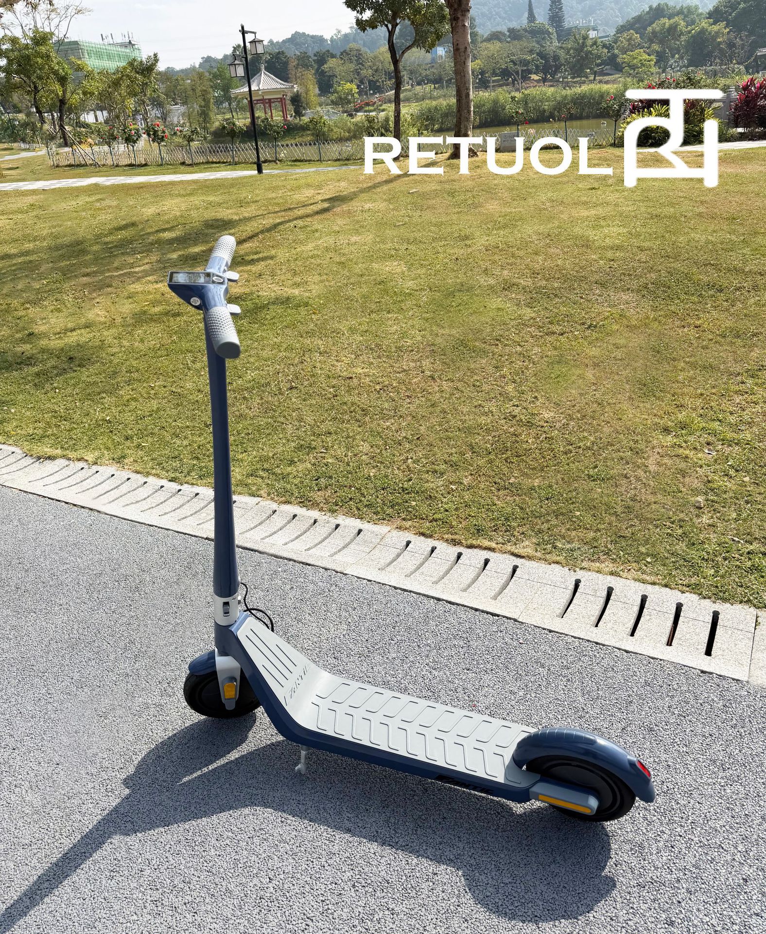 Retuol Tk2 Magnesium Alloy 8.5inch One-Touch Folding Portable Dual-Drive Electric Scooter Dropshipping