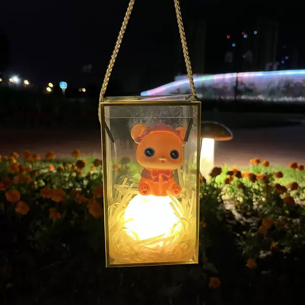Moon, handheld gift box, with little bears
