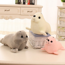 批發海豹公仔毛絨玩具抱枕小白熊娃娃海洋館動物海獅玩偶廠家直銷