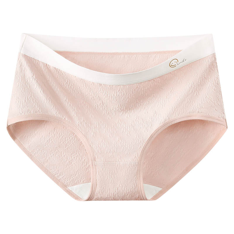 Ropa interior de algodón para mujer 10A entrepierna antibacteriana transpirable calzoncillos de cintura media para mujer Clase A ropa interior de mujer sin costuras de algodón para bebé verano
